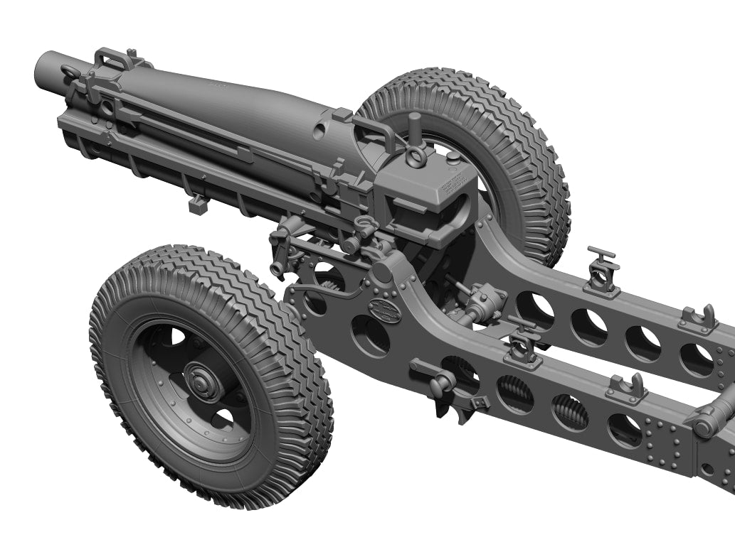 H3 Models 35067 1/35 WW2 M1A1 Howitzer 75mm
