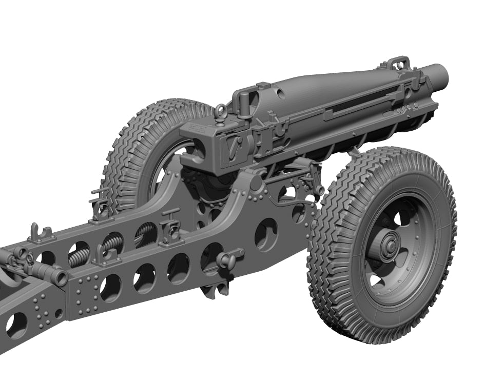H3 Models 35067 1/35 WW2 M1A1 Howitzer 75mm