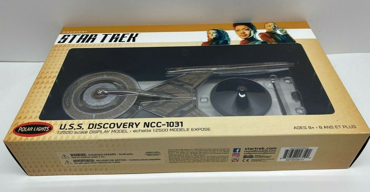 POLAR LIGHTS 979 1/2500 Star Trek Discovery U.S.S. NCC - 1031 Prebuilt Display Model