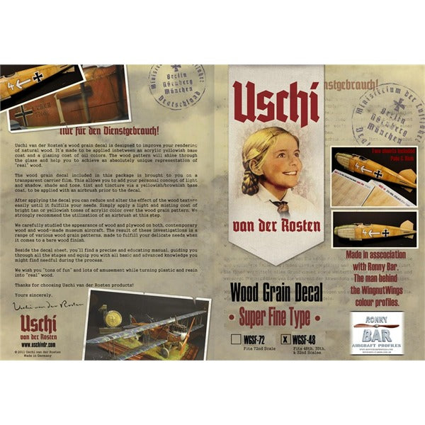 Uschi Van Der Rosten Decal Super-Fine 1/48 - 1/32