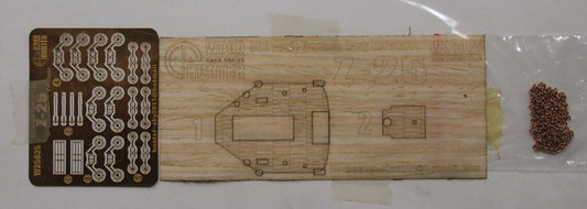 FlyHawk W70130 1/700 German zerstorer Z-25 1944(for trumpeter 05787) Wooden Deck